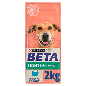 beta light dry dog food