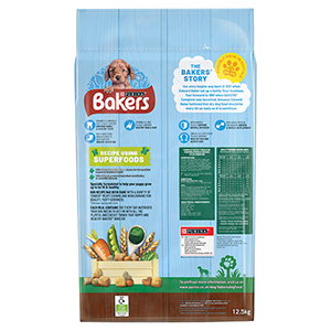 Bakers Dry Puppy Food Chicken and Veg 12.5kg Pets At Home