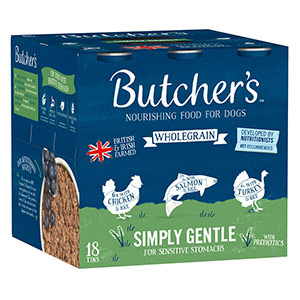 Butcher S Simply Gentle Dog Food Tins 18x390g Pets At Home