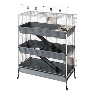 Multi level rabbit clearance cage