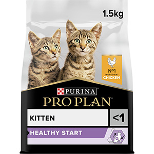 Hacer la cama Decepcionado Distribuir Pro Plan 1-12 months Healthy Start Dry Kitten Food Chicken 1.5kg | Pets At  Home