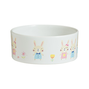 Personalised rabbit bowl sale