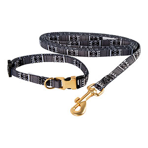 dog collar and lead set
