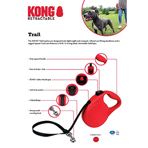 Kong retractable outlet dog lead