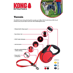 Kong hotsell retractable lead