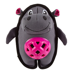 plush hippo dog toy