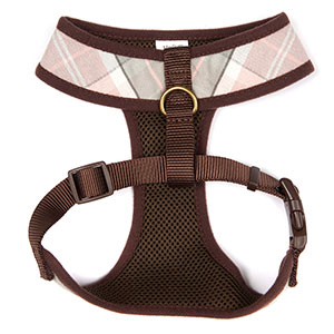 barbour tartan dog harness