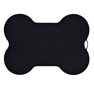 Bone shaped discount dog bowl mat