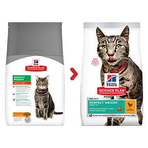 Hills perfect weight cat hot sale food