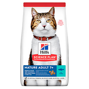 Hill s Science Plan Dry Mature Adult Cat Food Tuna 1.5kg Pets At