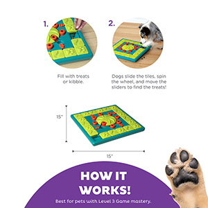 MultiPuzzle Dog Puzzle Toy  Dog treat puzzles, Dog puzzle toys, Dog games