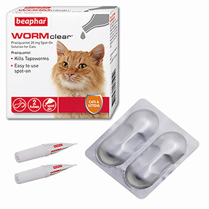 Beaphar WORMclear for Cats 2 Tablets
