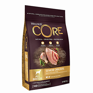 Wellness core grain hot sale free senior formula