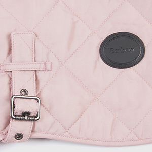 Pink barbour 2025 dog coat