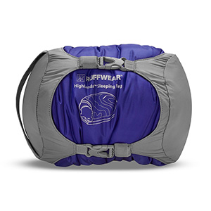 Ruffwear Highlands Dog Sleeping Bag Huckleberry Blue Medium Pets