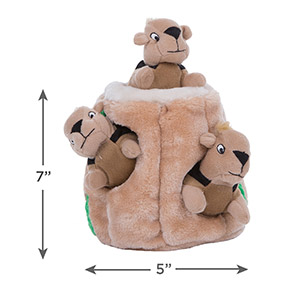 outward hound hide a squirrel puzzle dog toy