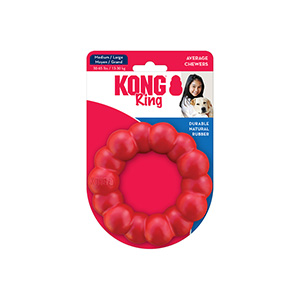 Kong Ring Natural Rubber Dog Toy Pets