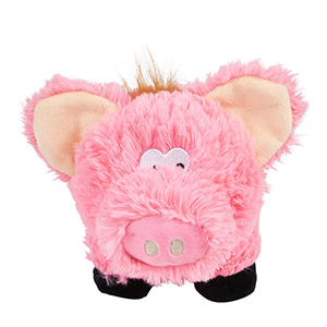 Pets At Home Honking Pig Dog Toy Pink