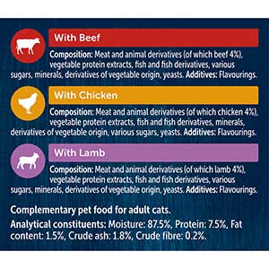 Felix Soup Tender Strips Soupe 6 x 48 g Bœuf, poulet, thon