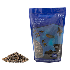 Pets at Home Aquarium Gravel Dark Stone Mix 2kg Pets At Home