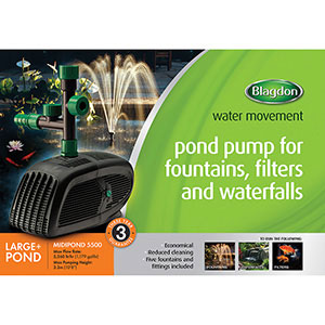 Blagdon all in hot sale one pond pump