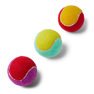 Sunny Daze Tennis Ball Dog Toy 3 Pack | Pets At Home