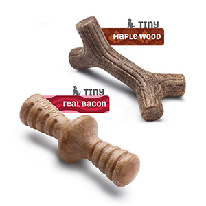 Benebone Puppy Chew Toy Bacon X Small 2 Pack | Pets At Home