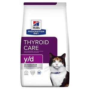 Hill s Prescription Diet y d Thyroid Care Dry Adult Cat Food 3kg