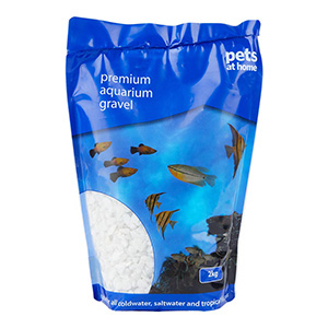 White aquarium outlet gravel