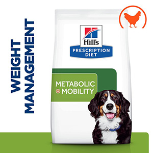 Hill's prescription diet metabolic and mobility 2025 dry dog food