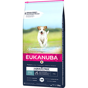 Eukanuba Grain Free Small and Medium Breed Dry Adult Dog Food