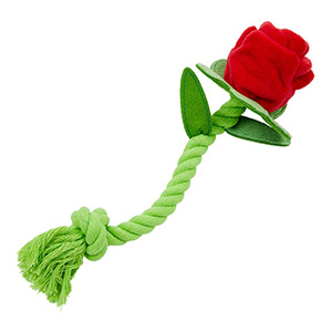 Pets at Home Rope and Plush Rose Dog Toy | Pets At Home