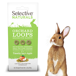 Selective Naturals Orchard Loops Lapin - 4 sachets de 80g