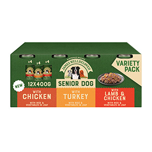 James Wellbeloved Wet Senior Dog Food Turkey Lamb Chicken Tins