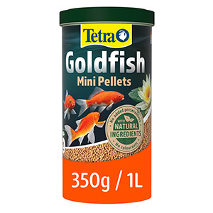 Tetra Pond Mini Pellet Food Complete Fish Food for All Goldfish 1 Litre