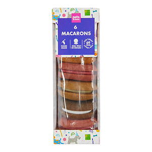 Bundle of 3-Boxes Dog Macarons + Elevated Pet Feeder