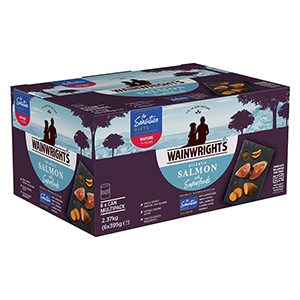 Wainwrights dog food top salmon and potato