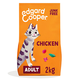 Edgard and Cooper Grain Free Dry Adult Cat Food Chicken 2kg Pets