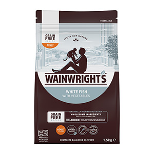 Wainwright s Grain Free Dry Adult Cat Food Whitefish With