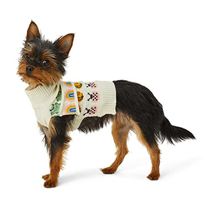 Just for Puppy Knitted Creatures Jumper Natural | Pets At Home