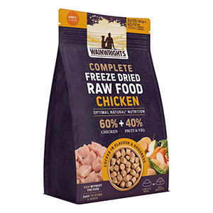 Wainwright s Complete Freeze Dried Raw Adult Dog Food Chicken