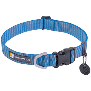 Ruffwear Hi and Light Dog Collar Blue Dusk Pets At Home