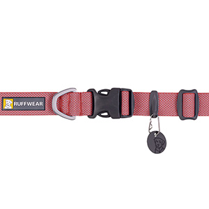 Ruffwear Hi and Light Dog Collar Salmon Pink Pets At Home