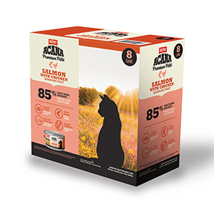 Acana Premium Pate Complete Wet Adult Cat Food Salmon Fish