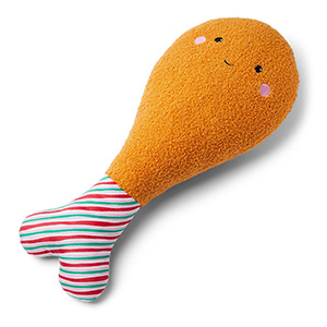 Pets at Home Christmas Carrot Plush Dog Toy