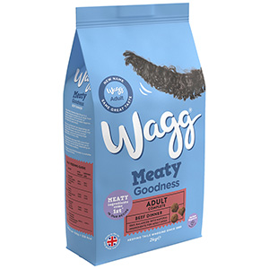 Wagg Meaty Goodness Complete Dry Adult Dog Food Beef 2kg | Pets At Home