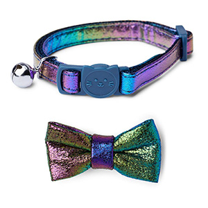Safe & Cute Matching Dog Unbreakable Collar™ and Leash, Bowtie