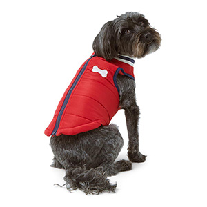 Pets at Home Varsity Team Woof Dog Jacket Red | Pets At Home