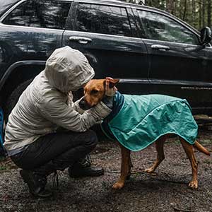 Ruffwear Dirtbag Dog Drying Towel Medium Aurora Teal