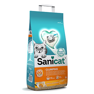 Sanicat clumping shop cat litter